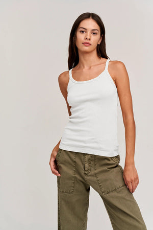 Aliza Cotton Tank Top - The Collective Park City