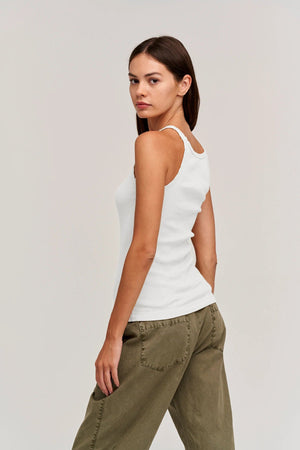 Aliza Cotton Tank Top - The Collective Park City