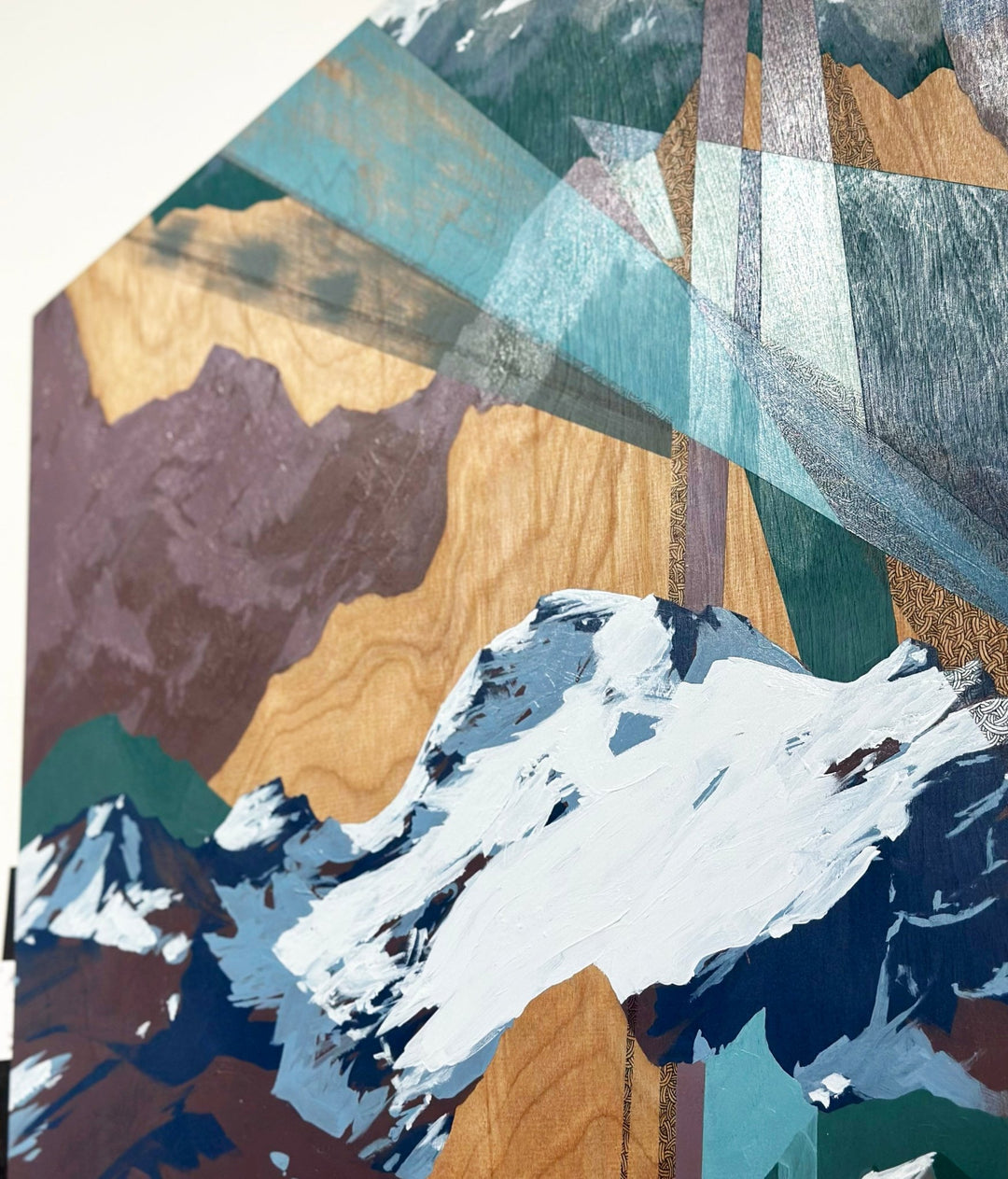 Alpine Lines - Sarah Ashley Peterson Painting - The Collective Park City