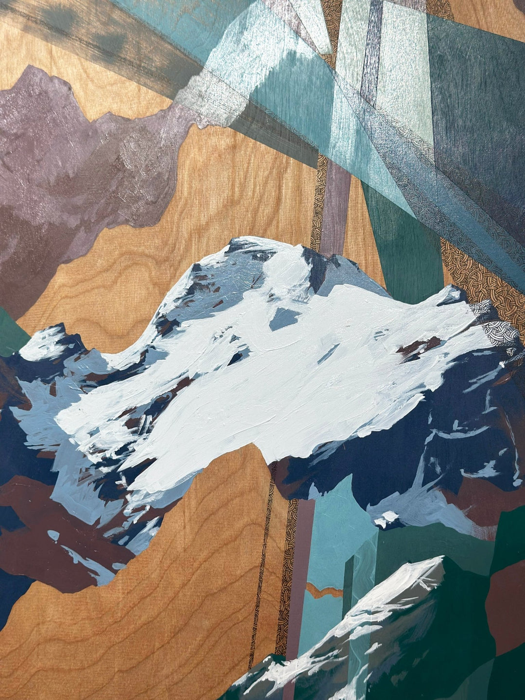 Alpine Lines - Sarah Ashley Peterson Painting - The Collective Park City