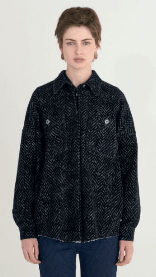 Amicia Chanda Chevron Shirt Jacket - The Collective Park City