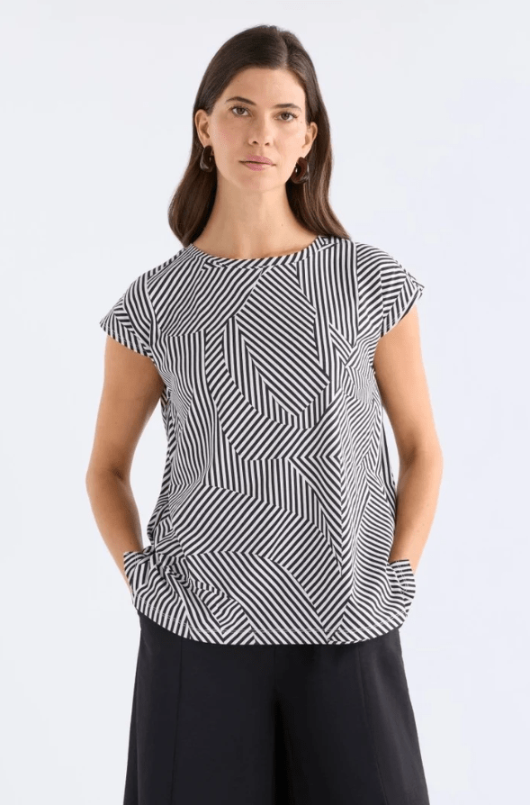 Anden Striped Tee - The Collective Park City