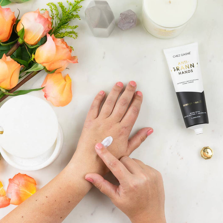 Anti - Granny Hands - Orange Vanilla - Clean + Vegan Hand Crème - 3.4oz - The Collective Park City