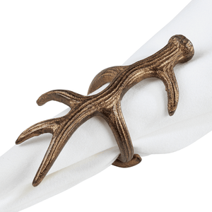 Antler Napkin Ring: Bronze - The Collective Park City
