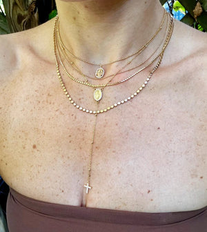 Anya Triple Strand Necklace - Gold - The Collective Park City