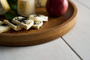 Arbor Mango Wood Round Tray - The Collective Park City