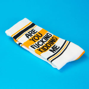 Are You Fucking Kidding Me Gym Crew Socks - The Collective Park City