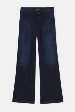 Aria Flared Jean - Blue/Black - The Collective Park City