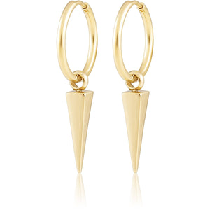 Aria Spike Hoop Earrings - The Collective Park City