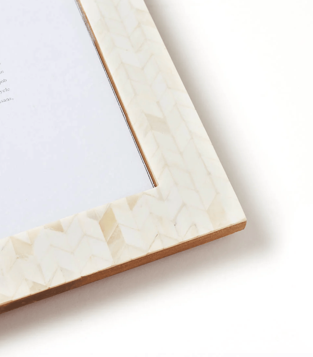 Artemis 8x10 Picture Frame - Carved Bone - The Collective Park City