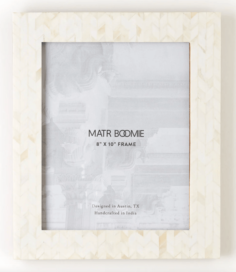 Artemis 8x10 Picture Frame - Carved Bone - The Collective Park City