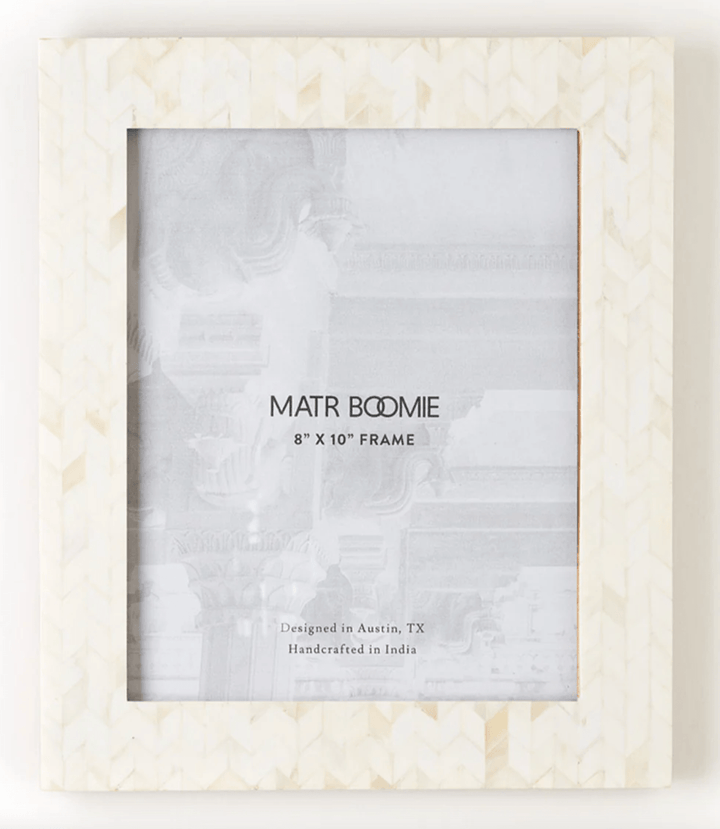 Artemis 8x10 Picture Frame - Carved Bone - The Collective Park City