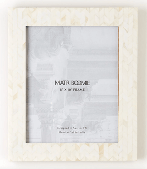 Artemis 8x10 Picture Frame - Carved Bone - The Collective Park City