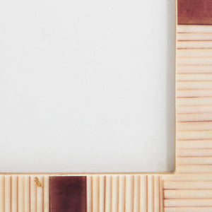 Artisan Ribbed Bone Photo Frame - The Collective Park City