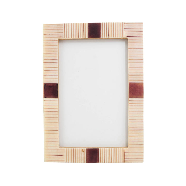 Artisan Ribbed Bone Photo Frame - The Collective Park City