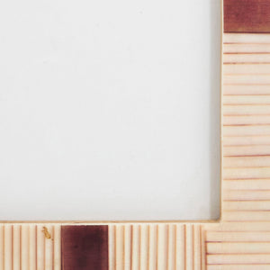 Artisan Ribbed Bone Photo Frame - The Collective Park City