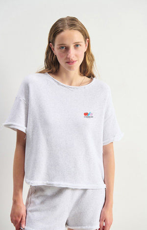 Atubay Fleece Tee - Arctic - The Collective Park City