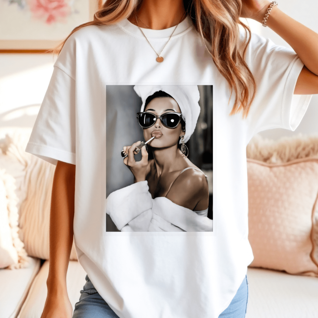 Audrey Live in Color Graphic Tee 0719 - The Collective Park City