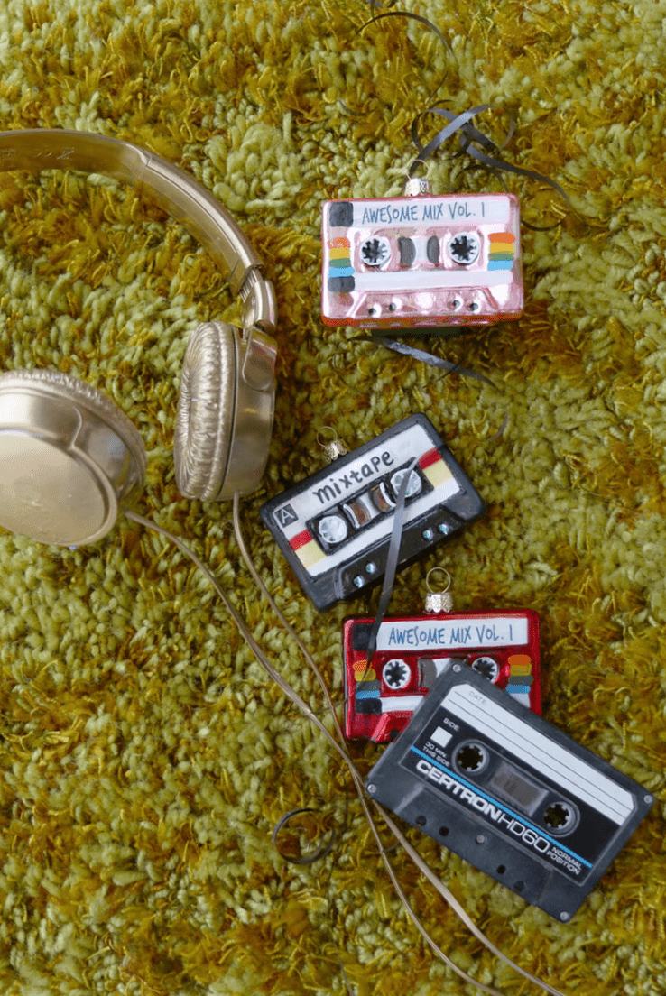 Awesome Mix Tape Ornament - Pink - The Collective Park City