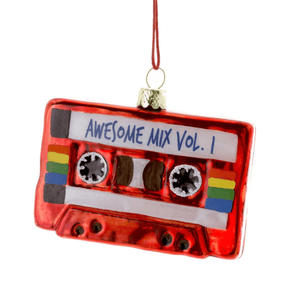 Awesome Mix Tape Ornament - Red - The Collective Park City