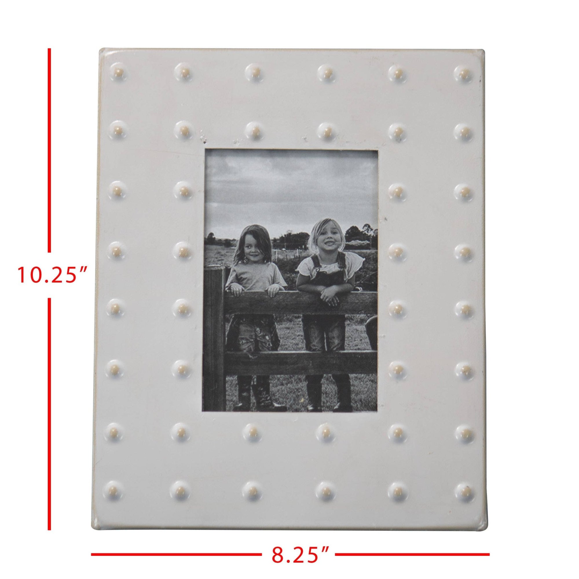 Axl Raised Dot Metal Photo Frame - 4x6 - The Collective Park City