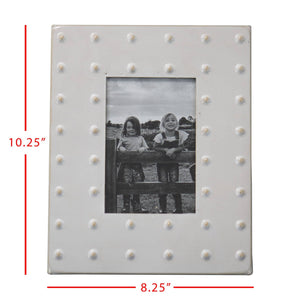 Axl Raised Dot Metal Photo Frame - 4x6 - The Collective Park City