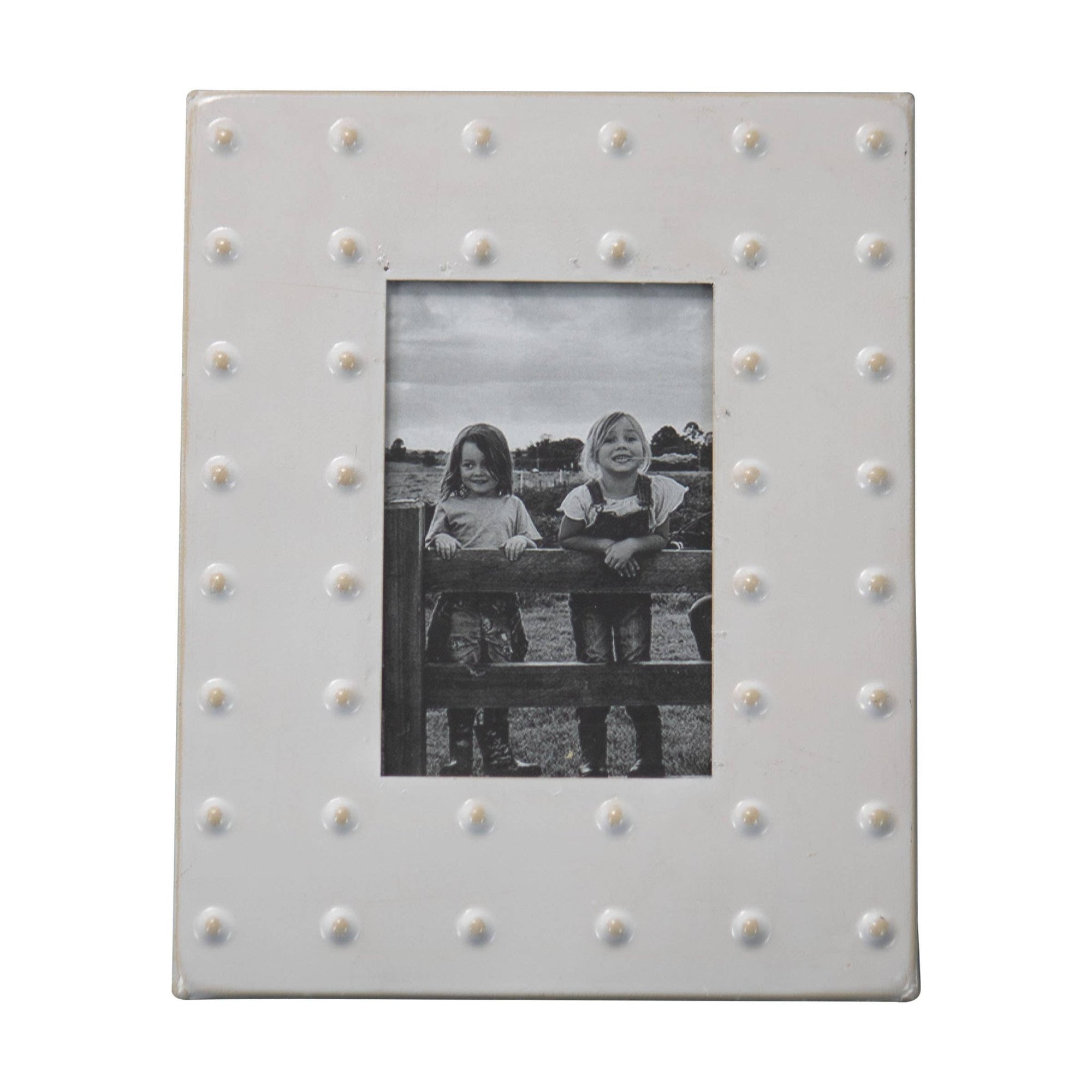 Axl Raised Dot Metal Photo Frame - 4x6 - The Collective Park City