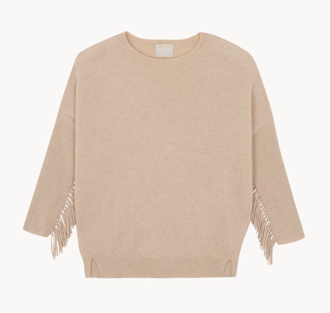 Ayade - Fringed Cashmere Sweater - The Collective Park City