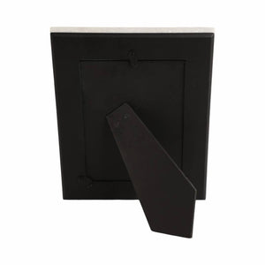 Marble Modern Beveled Edges Photo Frame - White, 4x6 in.