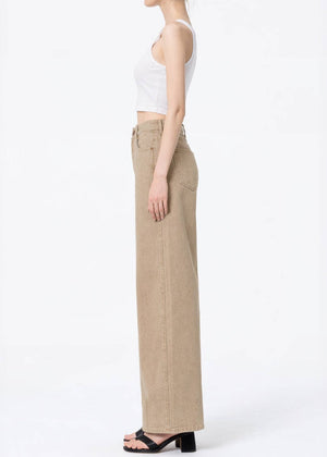 Kallie Relaxed Curve Jean - Mocha