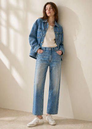 Taylor Boxy Straight Fit Jean - Key West