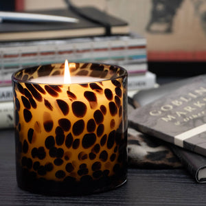 Fig & Aged Oak Amber Tortoise Soy Blend Candle