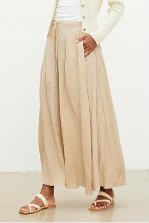 Bailey Linen Maxi Skirt - The Collective Park City