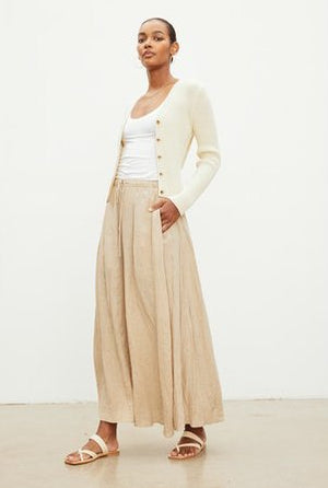 Bailey Linen Maxi Skirt - The Collective Park City