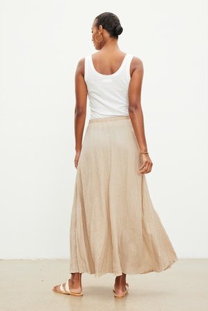 Bailey Linen Maxi Skirt - The Collective Park City