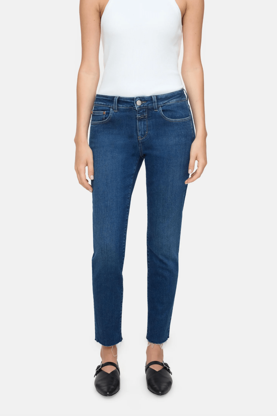 Baker Distressed Ankle Jean - The Collective Park City