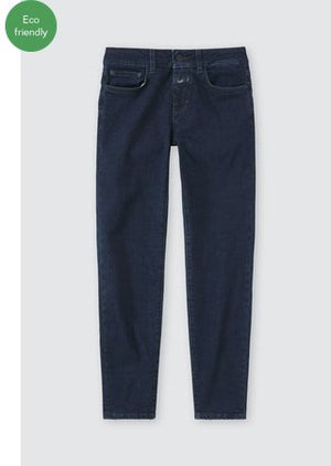 Baker Mid Rise Crop Jean - Dark Blue - The Collective Park City