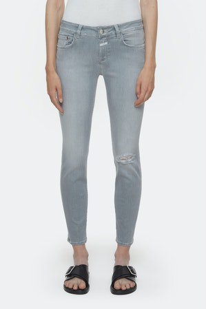 Baker Skinny Jean - Light Grey - The Collective Park City