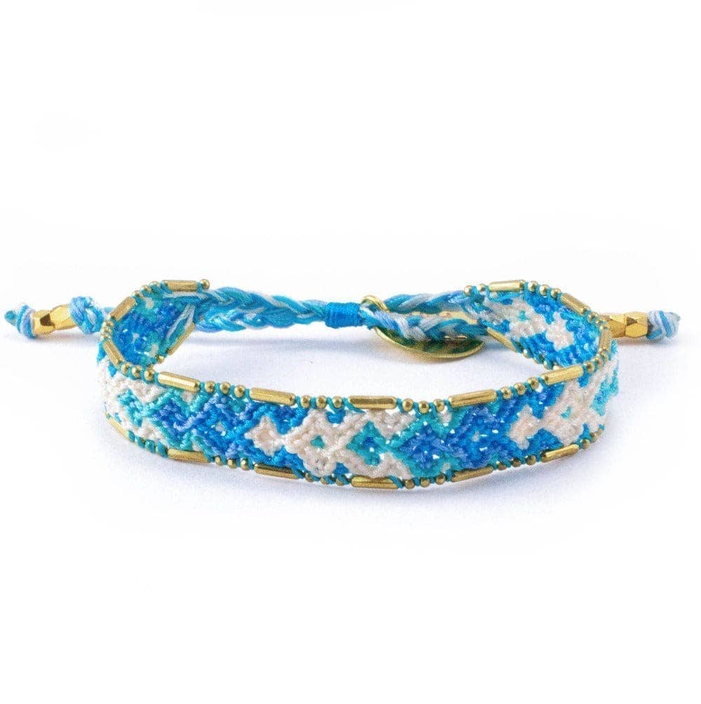 Bali Friendship Bracelet - Ocean Foam - The Collective Park City
