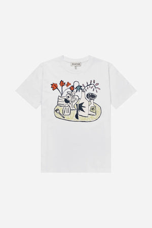 Ballon Graphic Tee - White - The Collective Park City