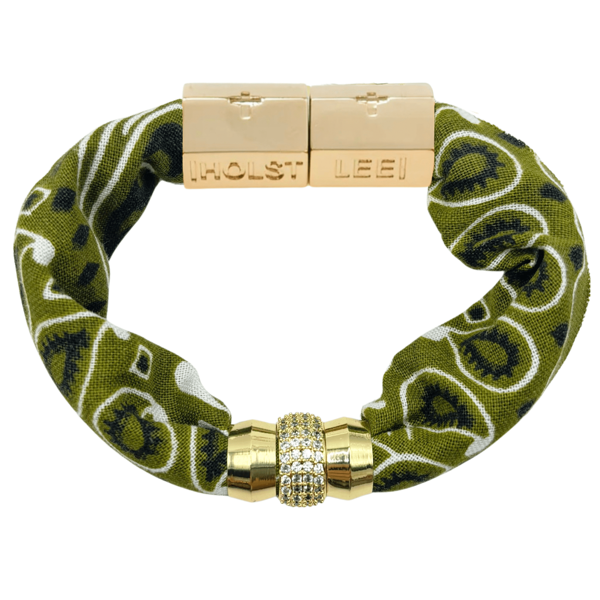 Bandana Bracelet - Olive - The Collective Park City