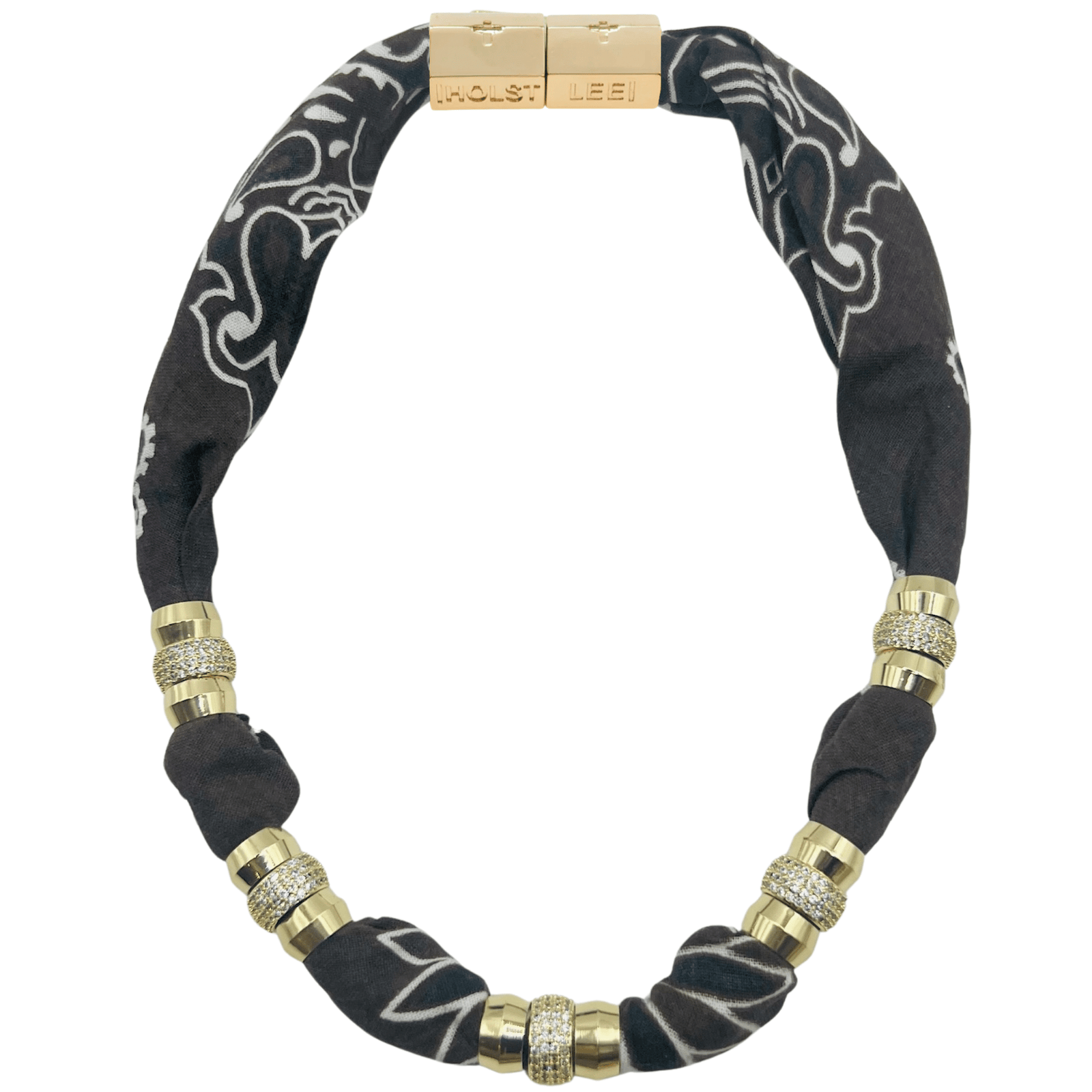 Bandana Necklace - Brown - The Collective Park City