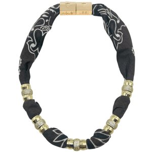 Bandana Necklace - Brown - The Collective Park City