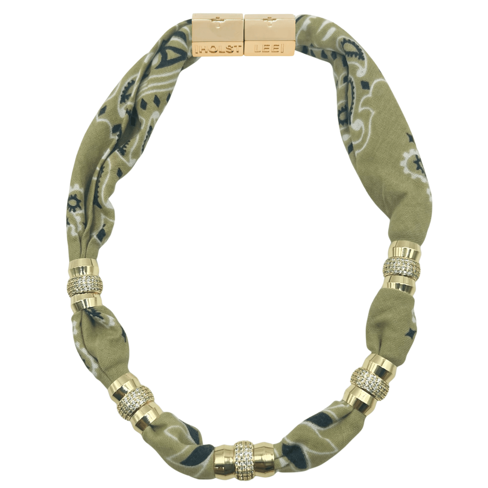 Bandana Necklace - Tan - The Collective Park City