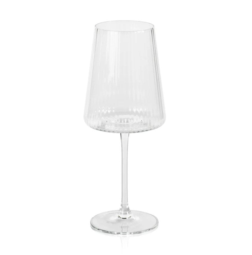 Bandol Fluted Textured Wine Glass - The Collective Park City