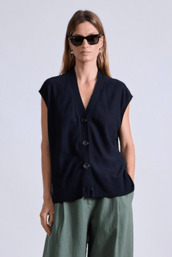 Bardi Drippy Vest - Black - The Collective Park City