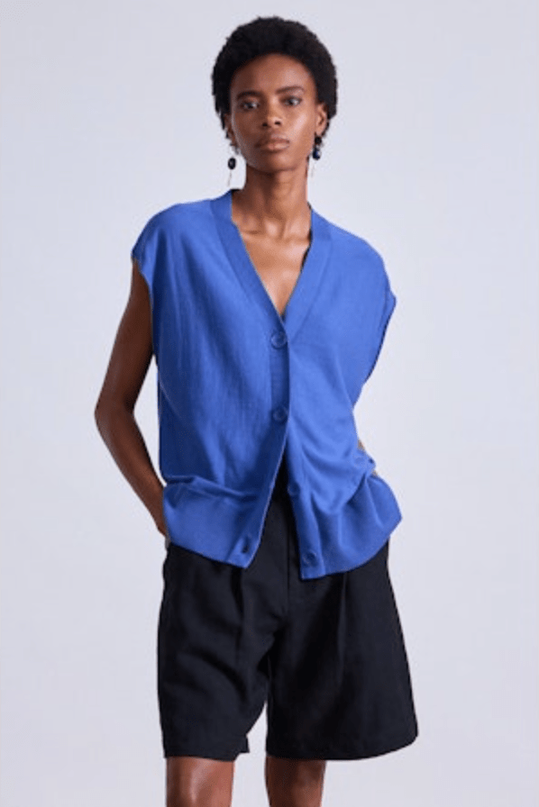 Bardi Drippy Vest - Robin - The Collective Park City