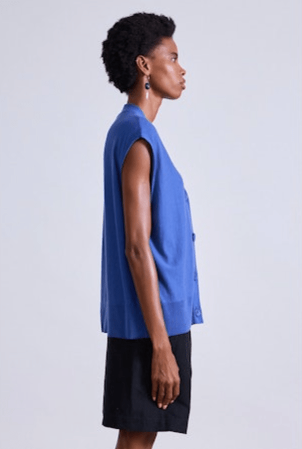 Bardi Drippy Vest - Robin - The Collective Park City