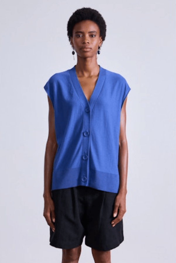 Bardi Drippy Vest - Robin - The Collective Park City