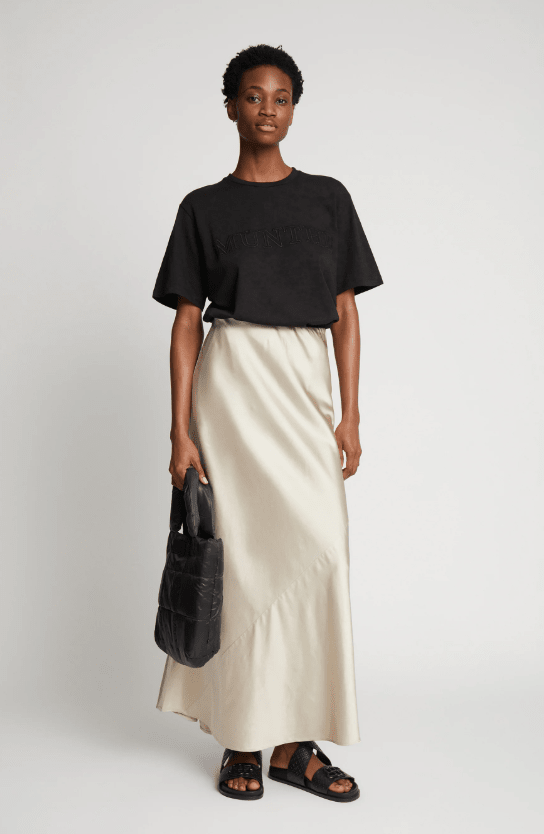 Bardot Skirt in Champagne - The Collective Park City